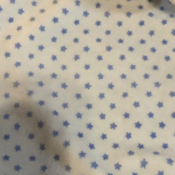 Crevent Baby Lovey Blanket Puppy Plush Head Knot Tails Star Pattern 14"x14" - Picture 8 of 11